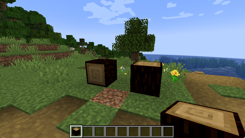 Example of Pillar block in-game